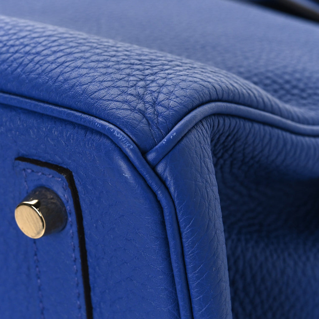 Togo Birkin 30 Bleu Electrique