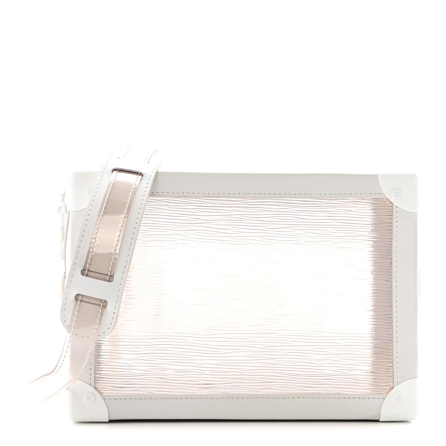 Calfskin PVC Epi Plage Soft Trunk Optic White