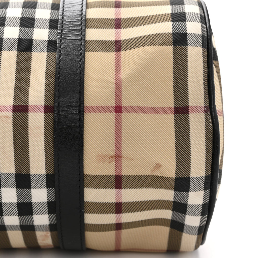 Nova Check Barrel Bag Black
