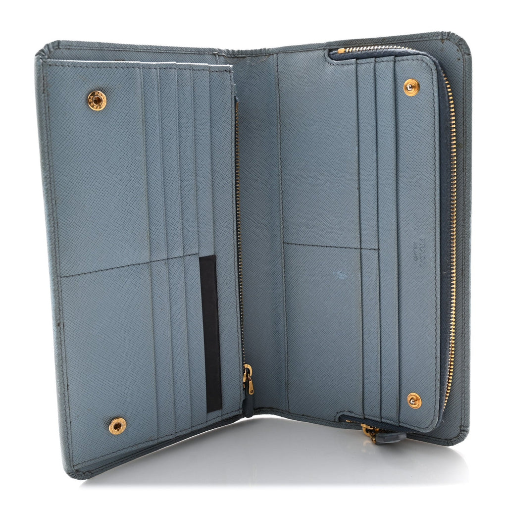 Saffiano Metal Continental Wallet Astrale
