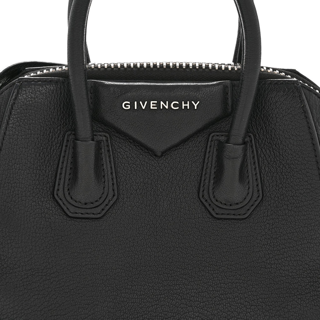 Sugar Goatskin Mini Antigona Black