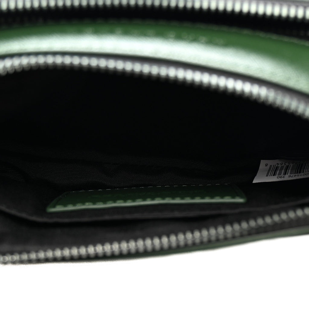 Saffiano Small Snapshot Camera Bag Olive Green