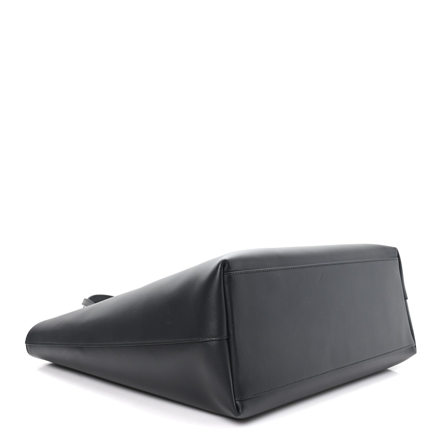 DOLCE GABBANA Calfskin DG Logo Shopper Tote Black