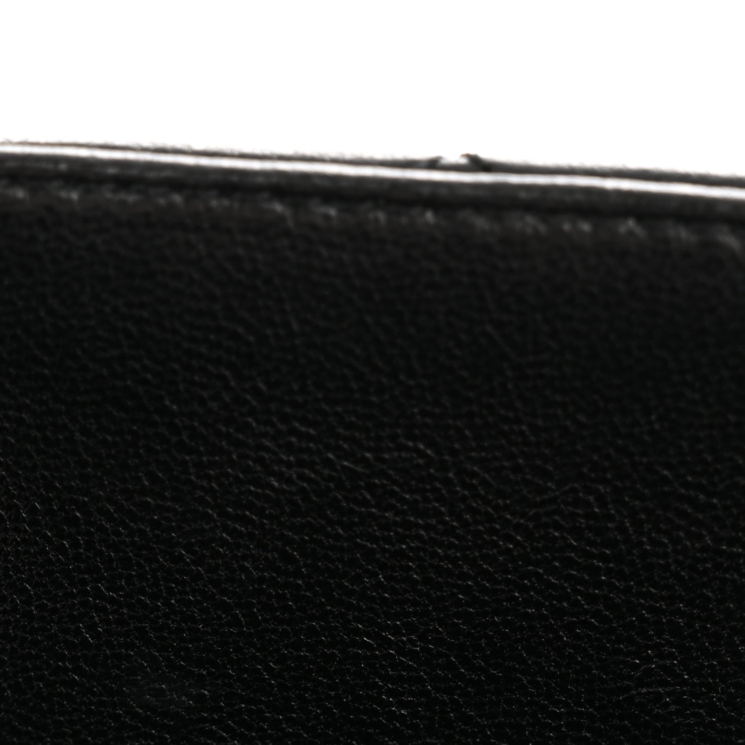 Lambskin Quilted Chaine Lettre Small Bucket Bag Black