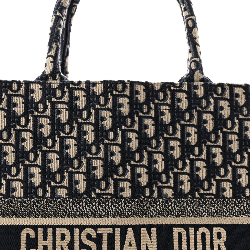 Oblique Large Book Tote Blue Multicolor