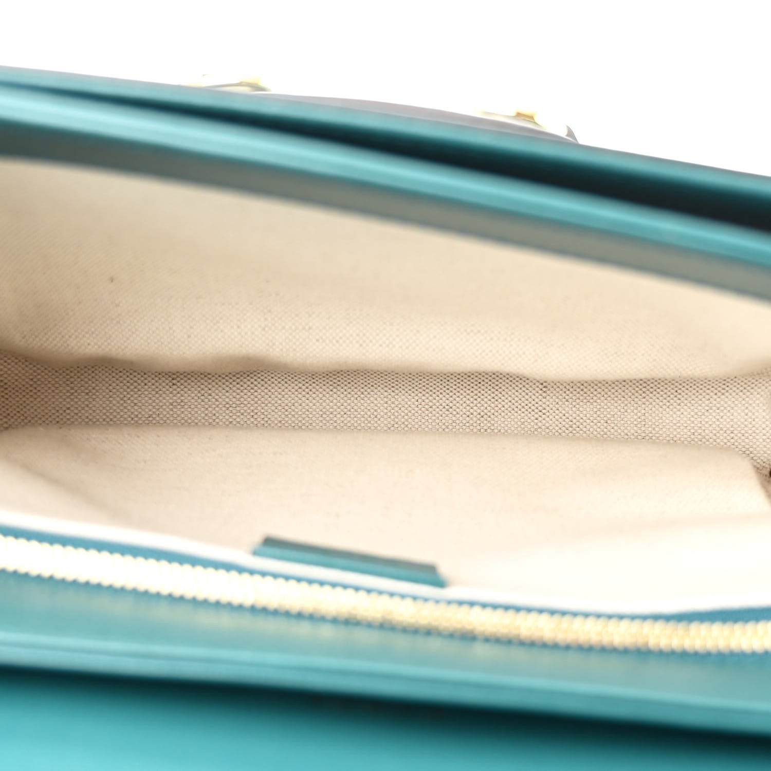 Azalea Calfskin Horsebit 1955 Shoulder Bag Imperial Blue Pavone