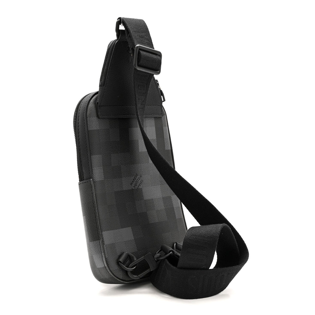 Damier Graphite Pixel Avenue Sling Backpack Gris