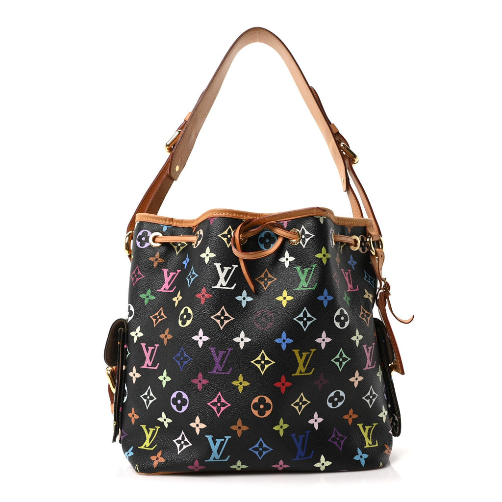 Monogram Multicolor Petit Noe Black