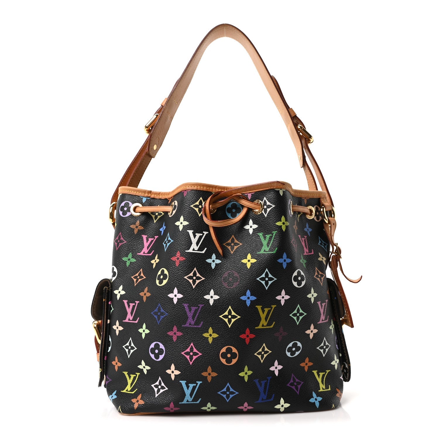 Monogram Multicolor Petit Noe Black