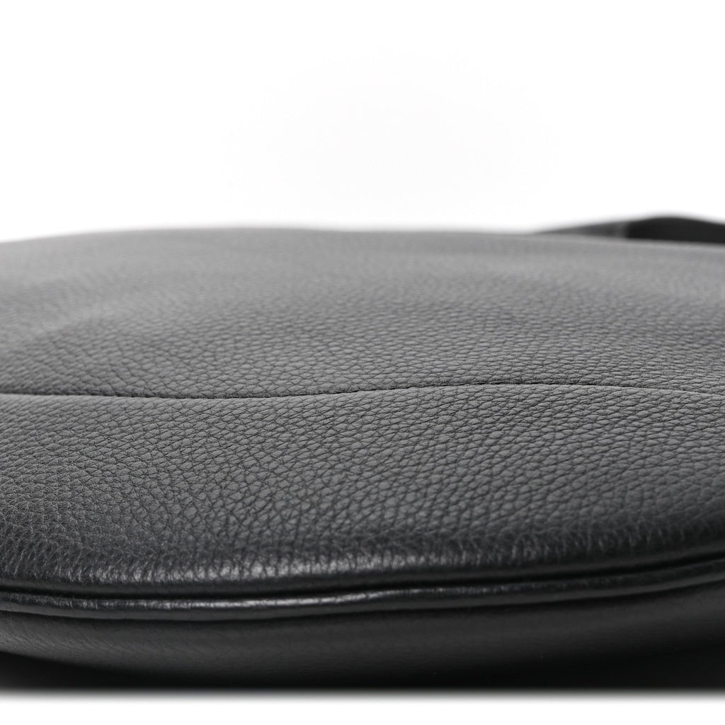 Soft Grained Calfskin Maxi B Hobo Black