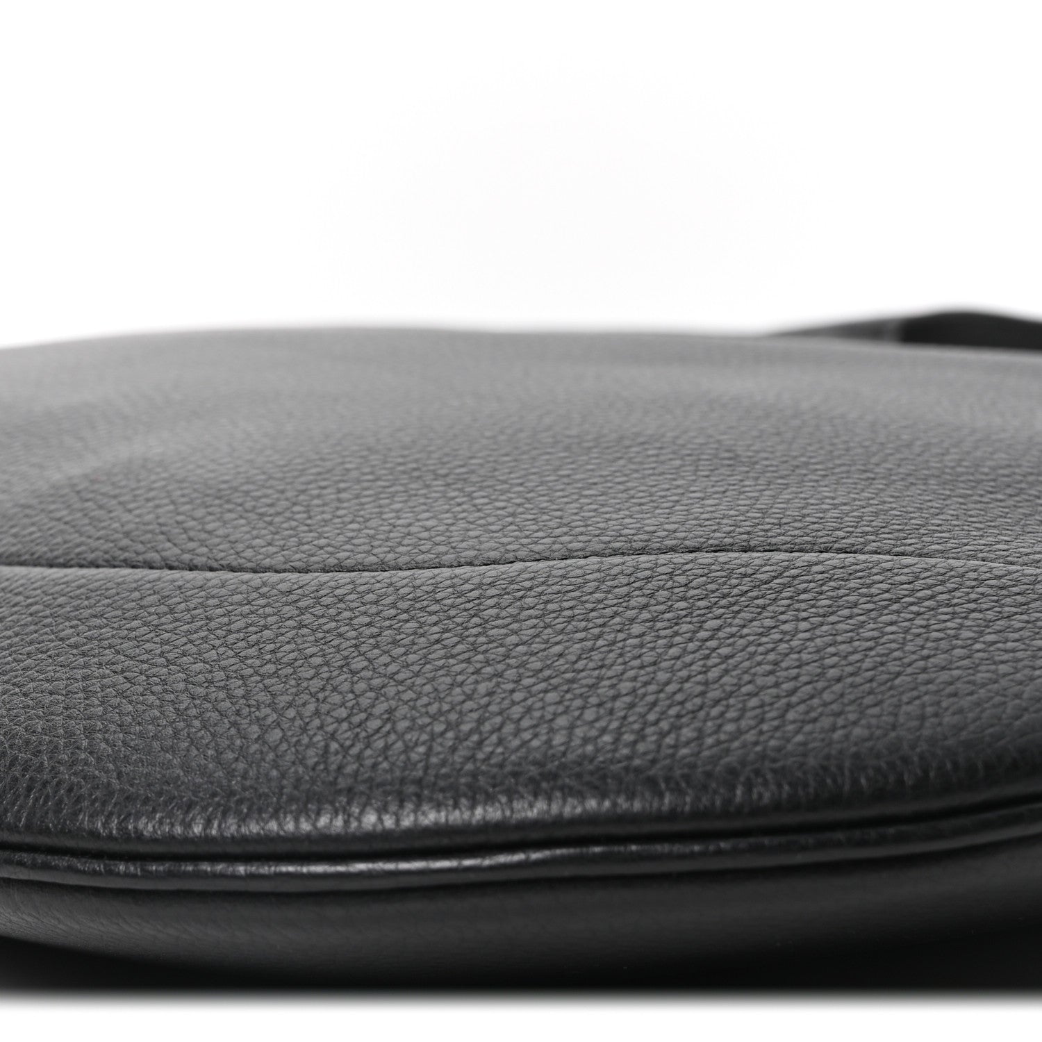 Soft Grained Calfskin Maxi B Hobo Black