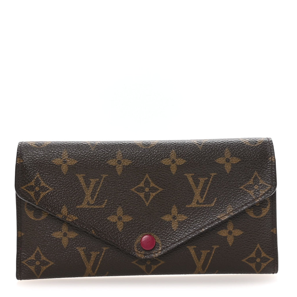 Monogram Josephine Wallet Fuchsia