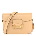Azalea Calfskin Horsebit 1955 Shoulder Bag Bubble Tea