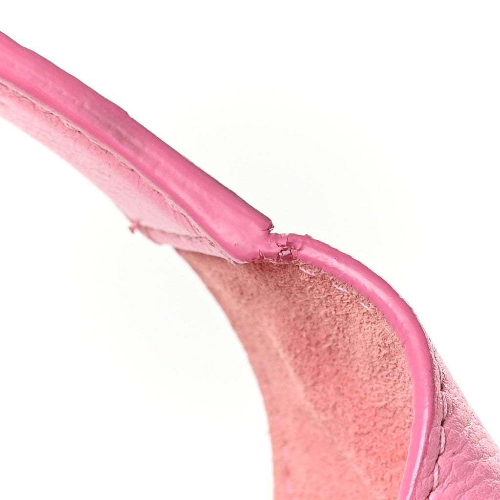 Grained Calfskin Mini G-Lock Hobo Pink