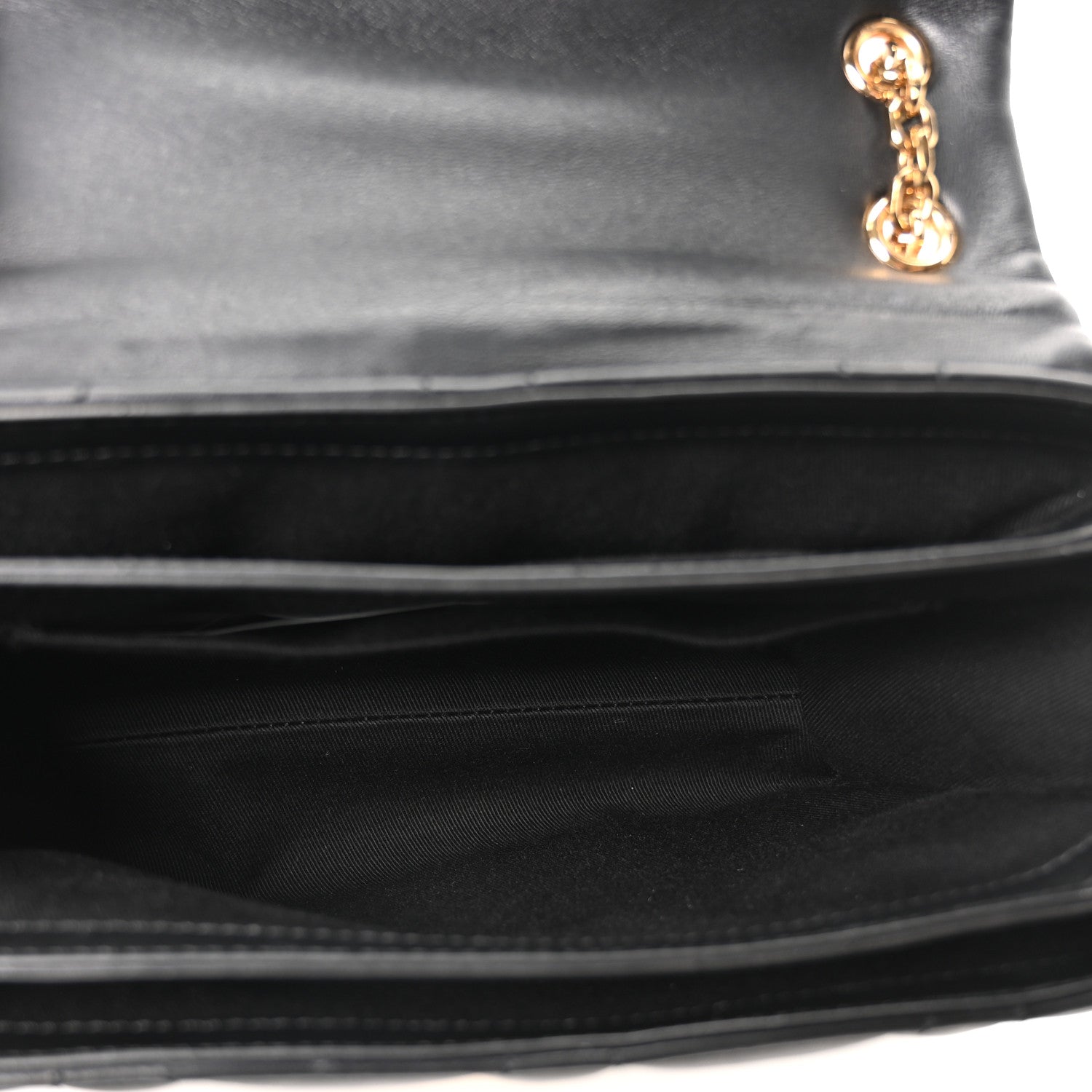 Nappa Quilted Kleio Shoulder Bag Black