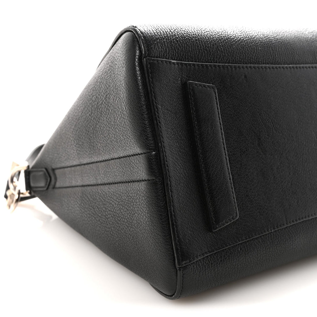 Sugar Goatskin Medium Antigona Black