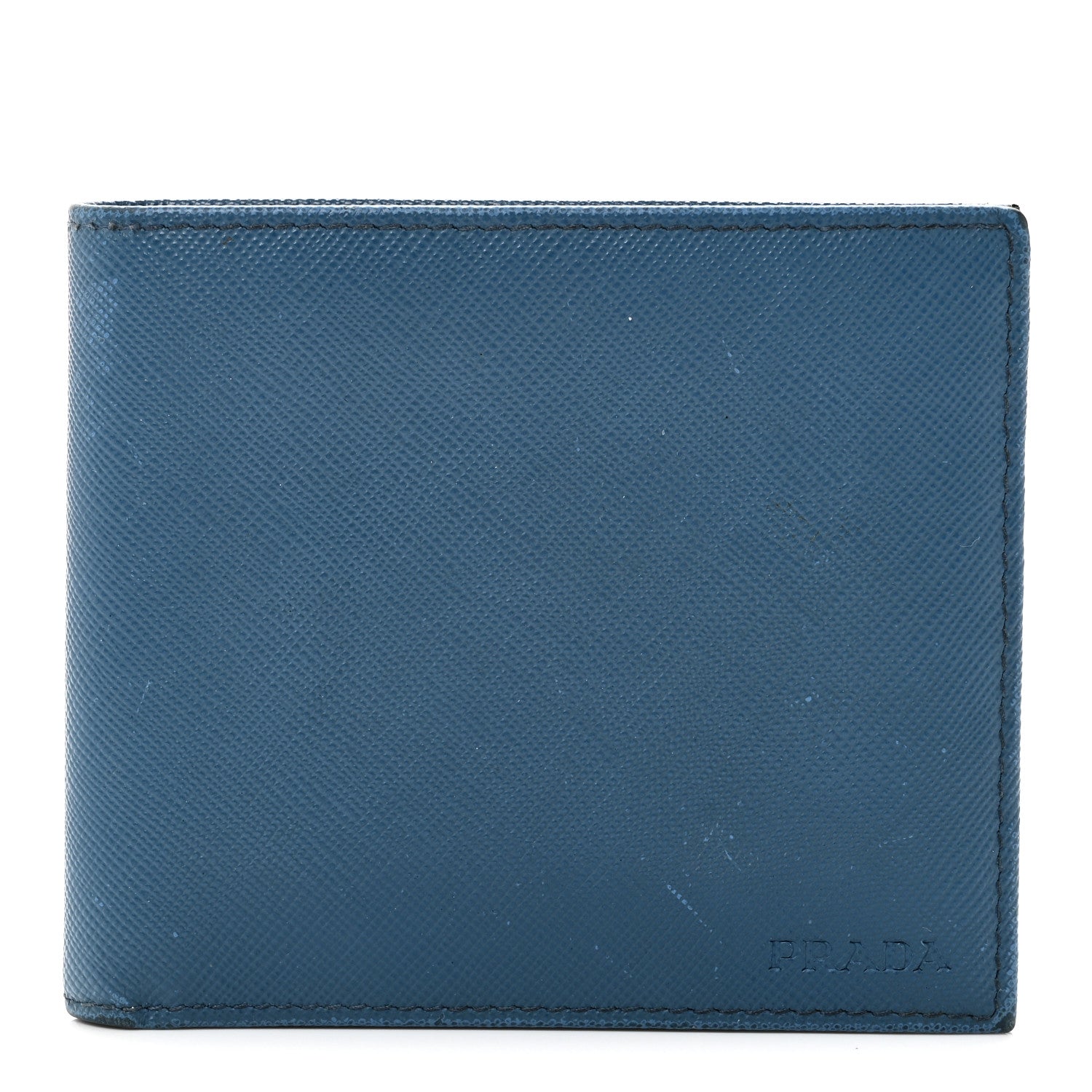 Saffiano Bi-Fold Wallet Cobalto