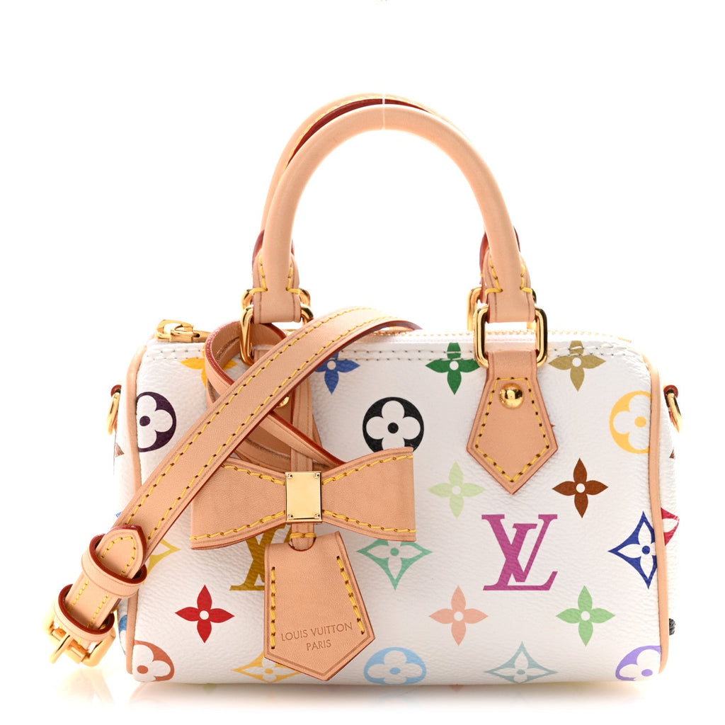 LV X TM Monogram Multicolor Nano Speedy White