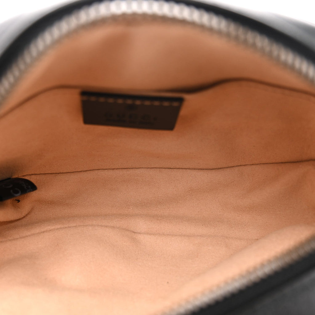 Calfskin Matelasse GG Marmont Belt Bag 85 34 Black