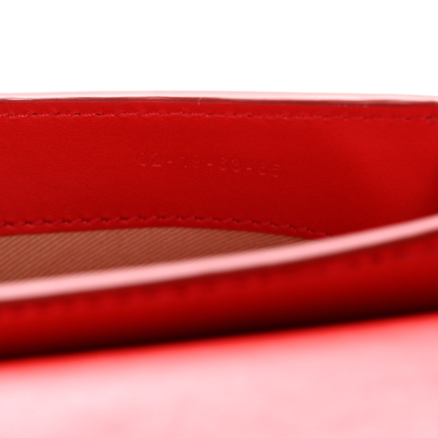 Calfskin Suede C Belt Bag Plaid Red