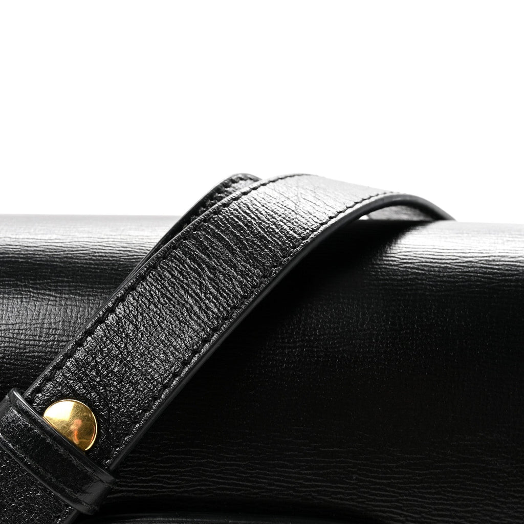 Azalea Calfskin Horsebit 1955 Shoulder Bag Black