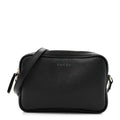 Pebbled Calfskin Shoulder Bag  Black