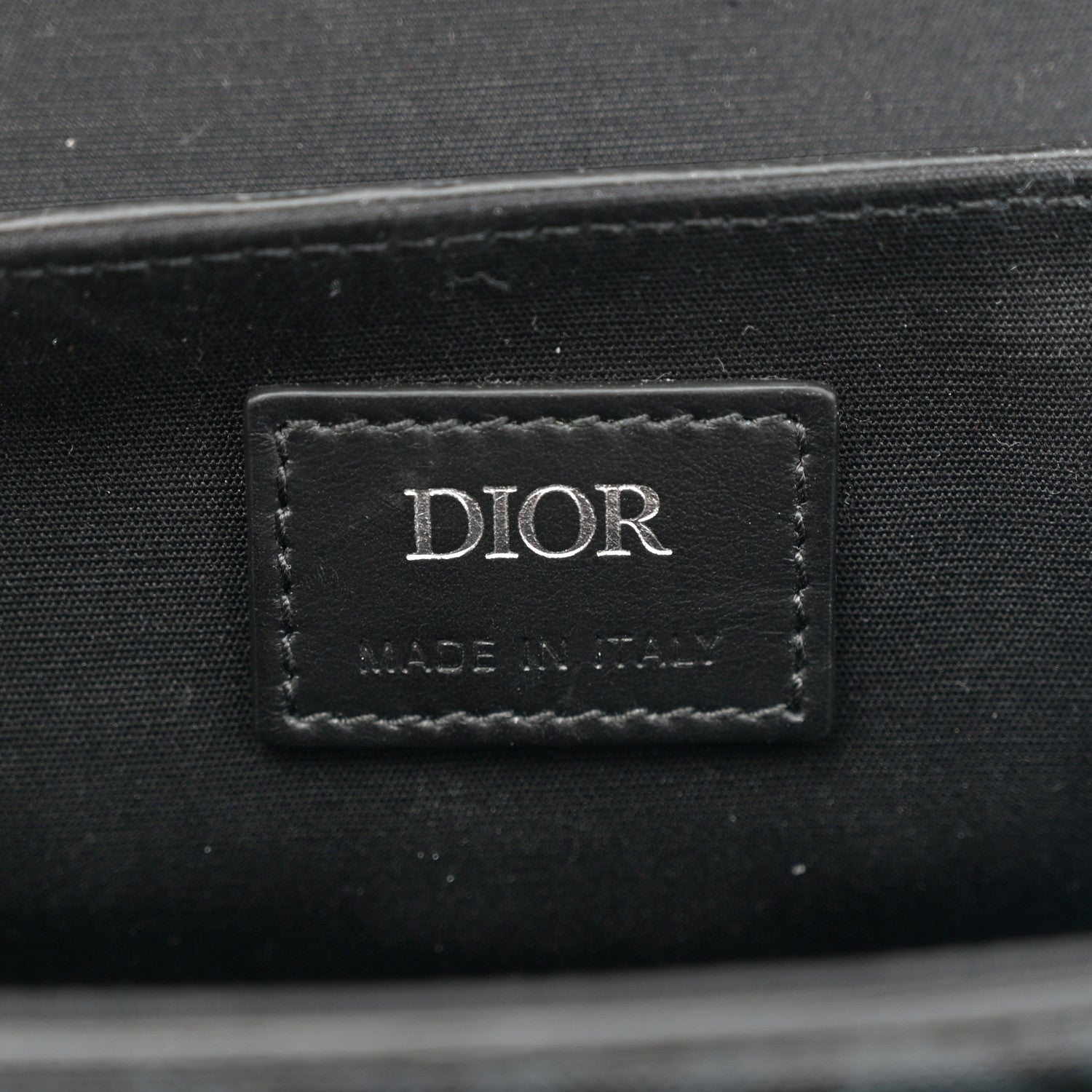 Coated Canvas CD Diamond Mini Hit The Road Bag Black
