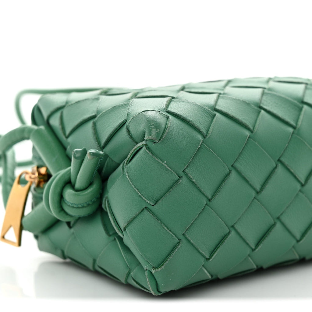 Nappa Intrecciato Candy Loop Camera Bag Mermaid