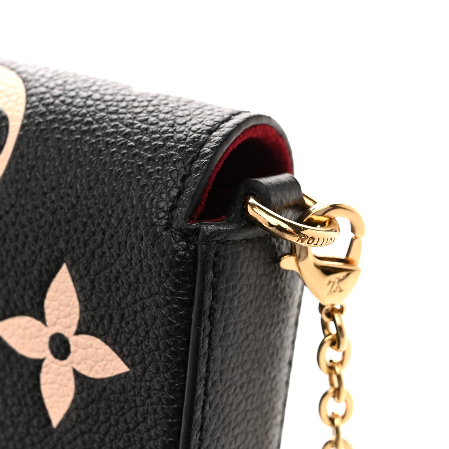 Empreinte Monogram Giant Felicie Pochette Black Beige