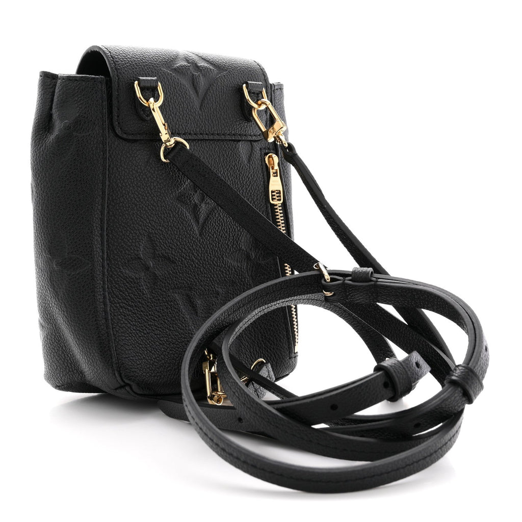 Empreinte Monogram Giant Tiny Backpack Black