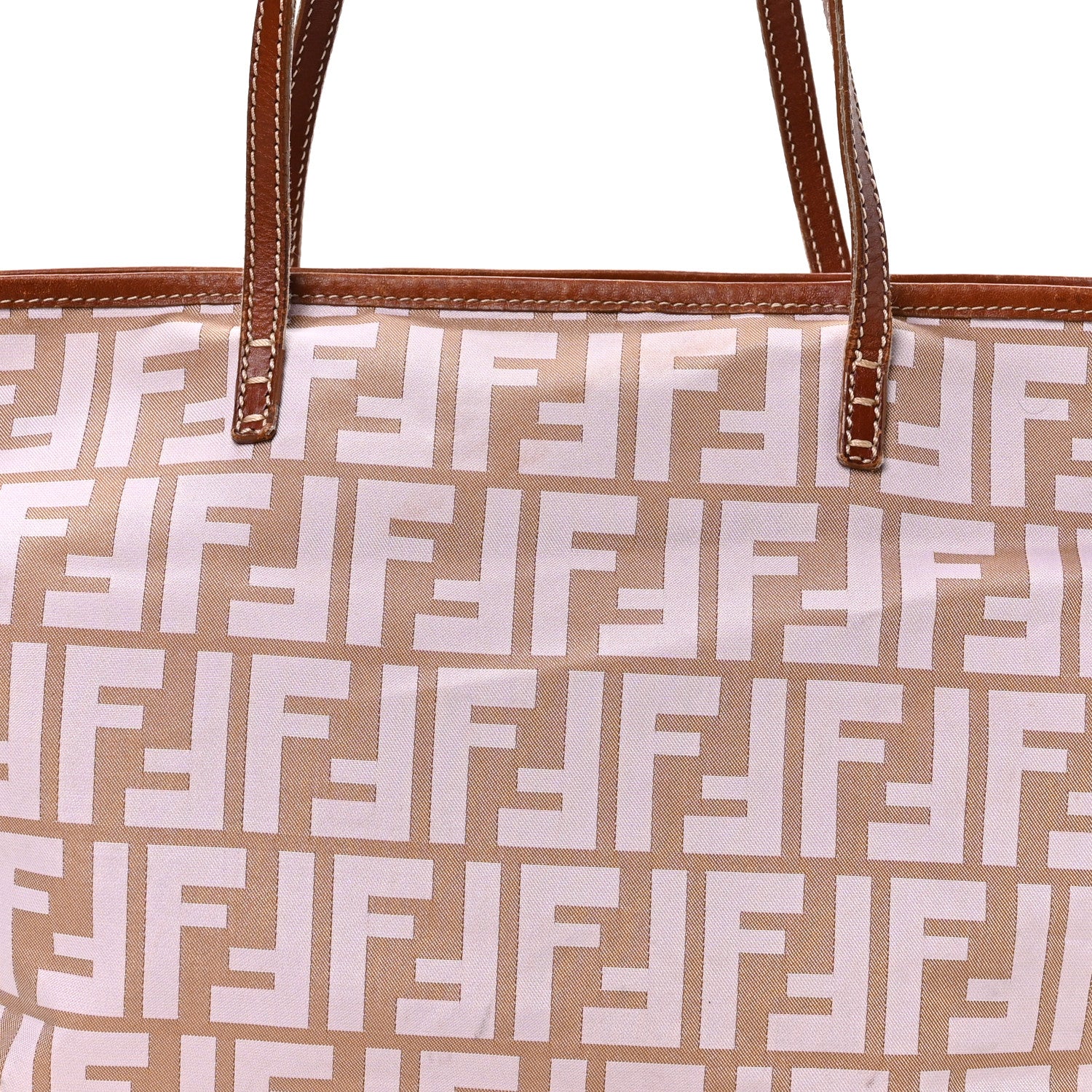 Zucca Roll Tote Beige Brown