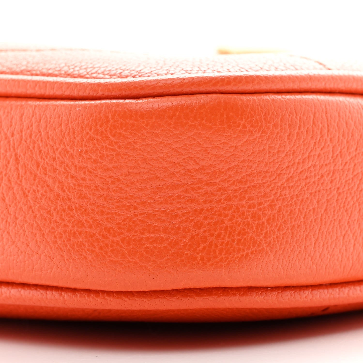 Goatskin Mini Aphrodite Shoulder Bag Orange