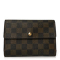 Damier Ebene Porte Tresor Etui Papier Wallet