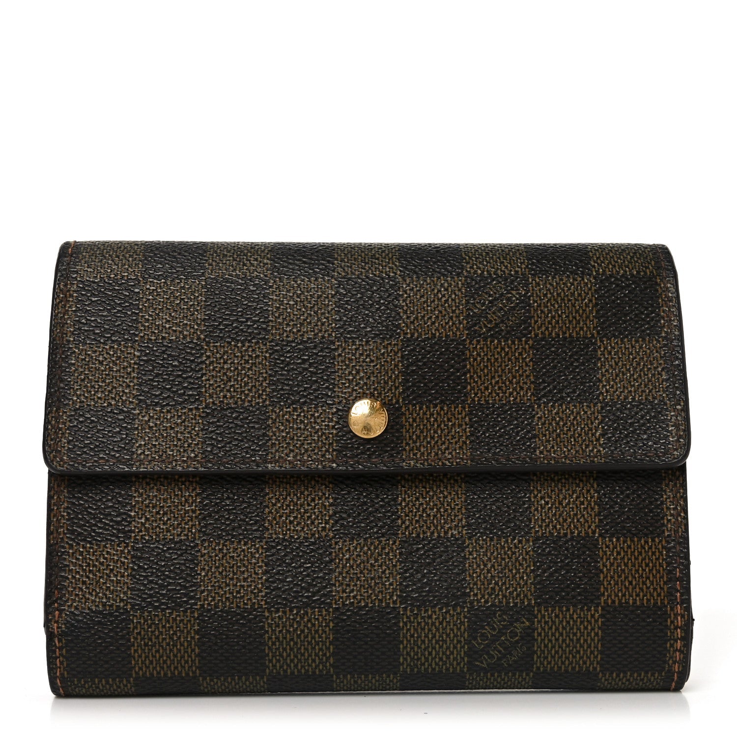 Damier Ebene Porte Tresor Etui Papier Wallet