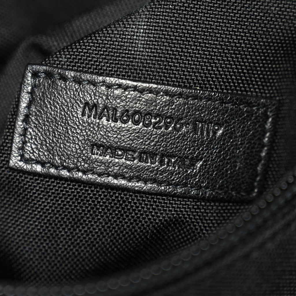 Canvas Calfskin Sid Backpack Black