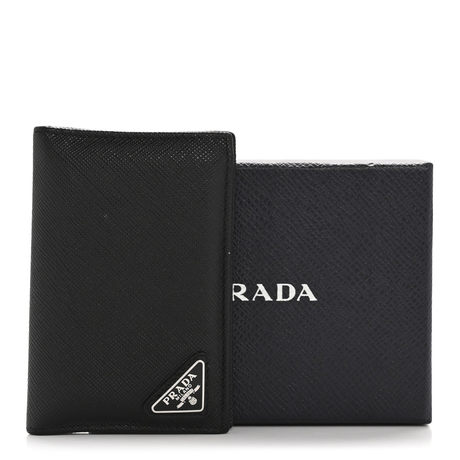 Saffiano Triangle  Holder Black