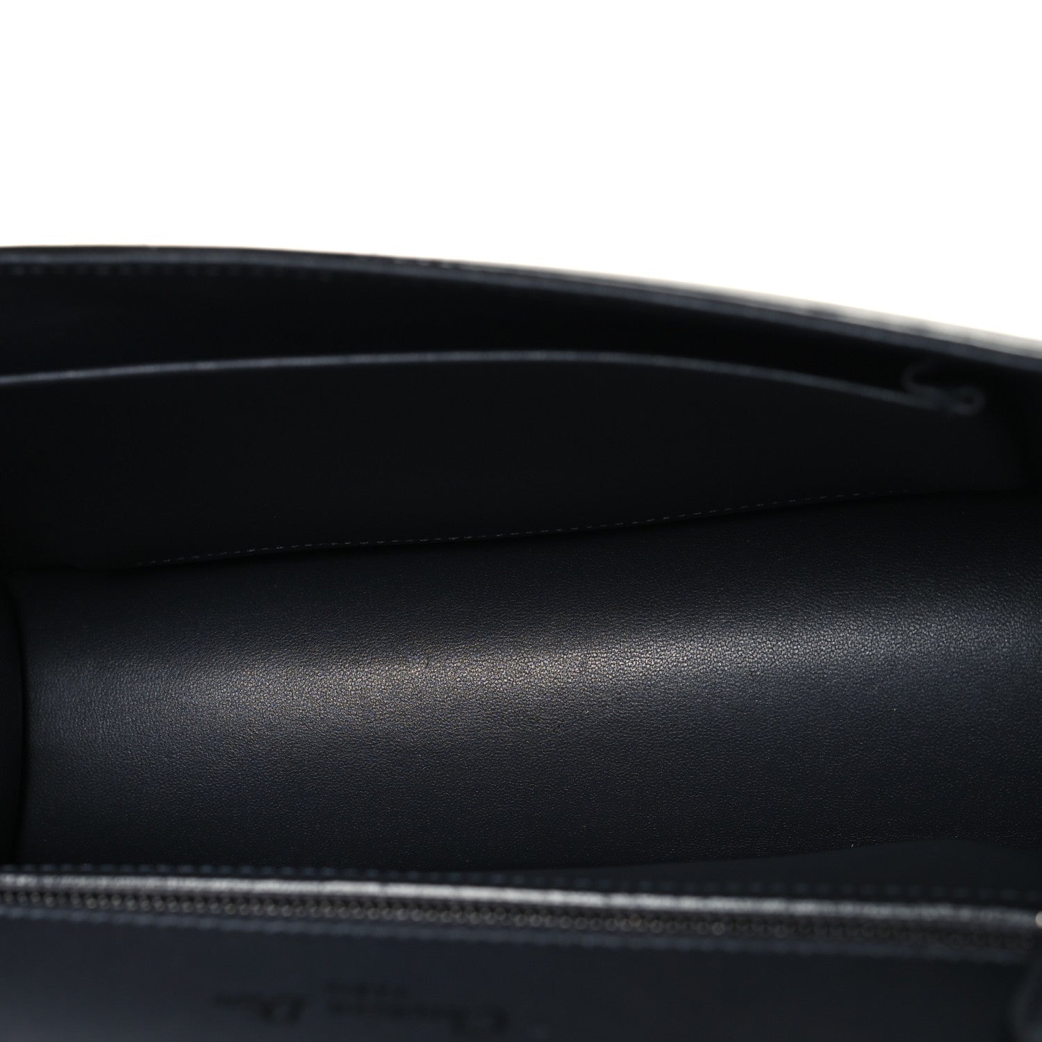 Metallic Patent Micro-Cannage Medium Diorama Flap Bag Onyx Black