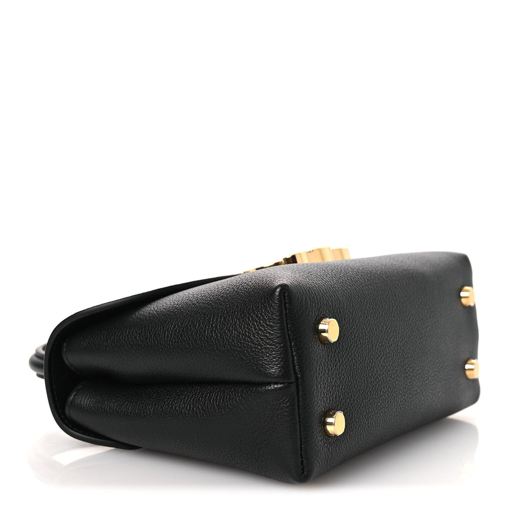 Supple Grained Calfskin Teen Nino Black