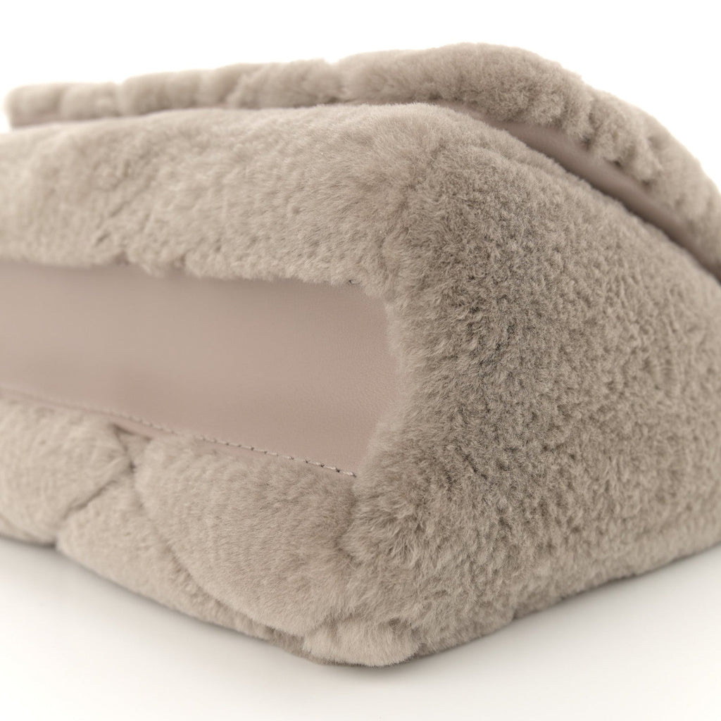 Shearling Malletage Top Handle GO-14 PM Grey