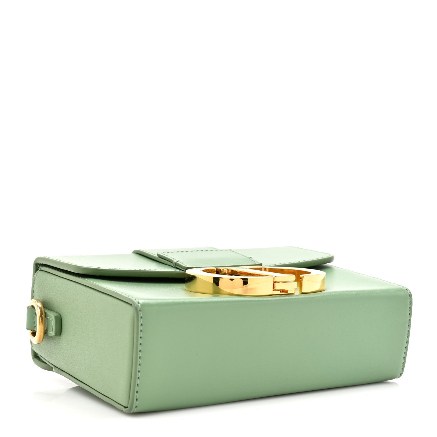 Box Calfskin 30 Montaigne Box Bag Mint Green