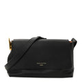 Grained Calfskin Low Key Messenger Black