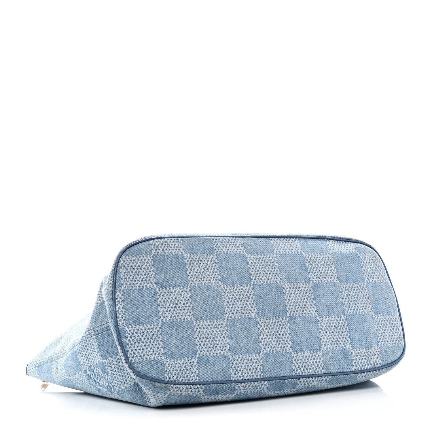 Damier Denim 3D Nevereverfull Denim Blue