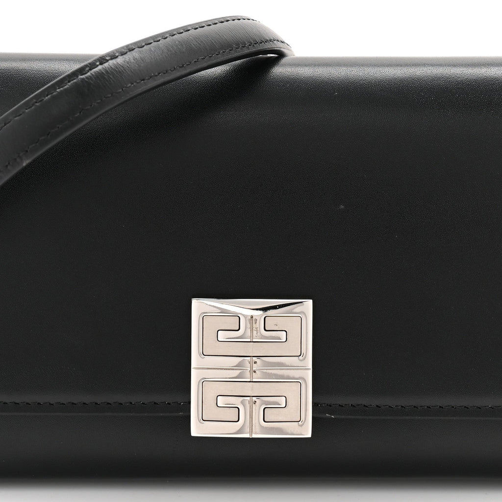 Box Calfskin 4G Wallet on Chain Black