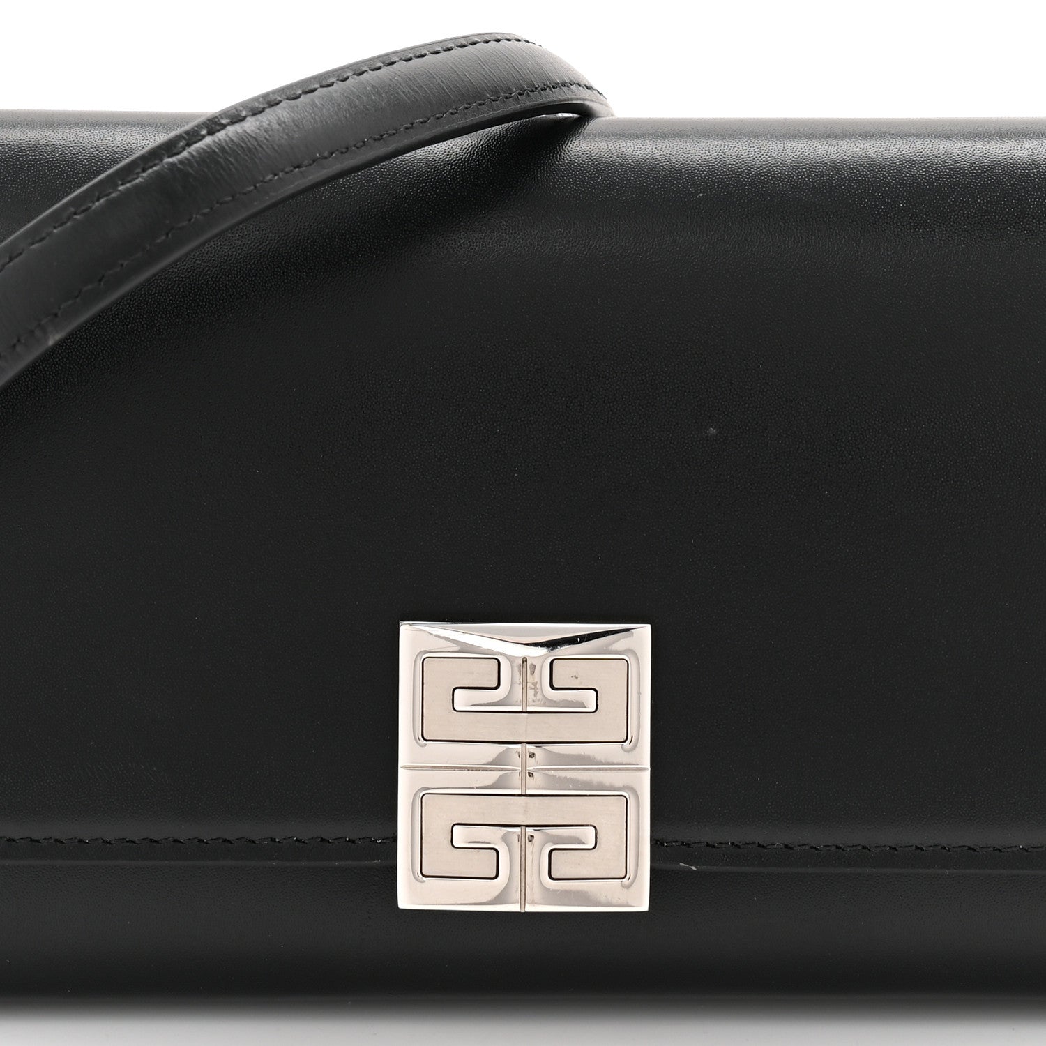 Box Calfskin 4G Wallet on Chain Black