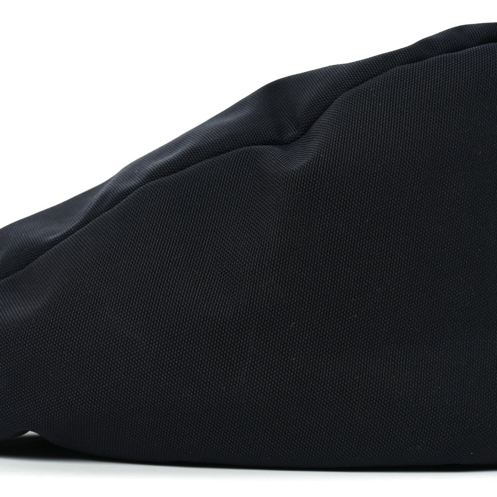 Nylon Slouchy Banana Two Bag Black