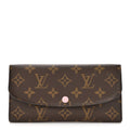 Monogram Emilie Wallet Rose Ballerine