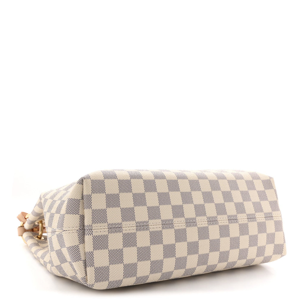 Damier Azur Graceful PM Rose Ballerine