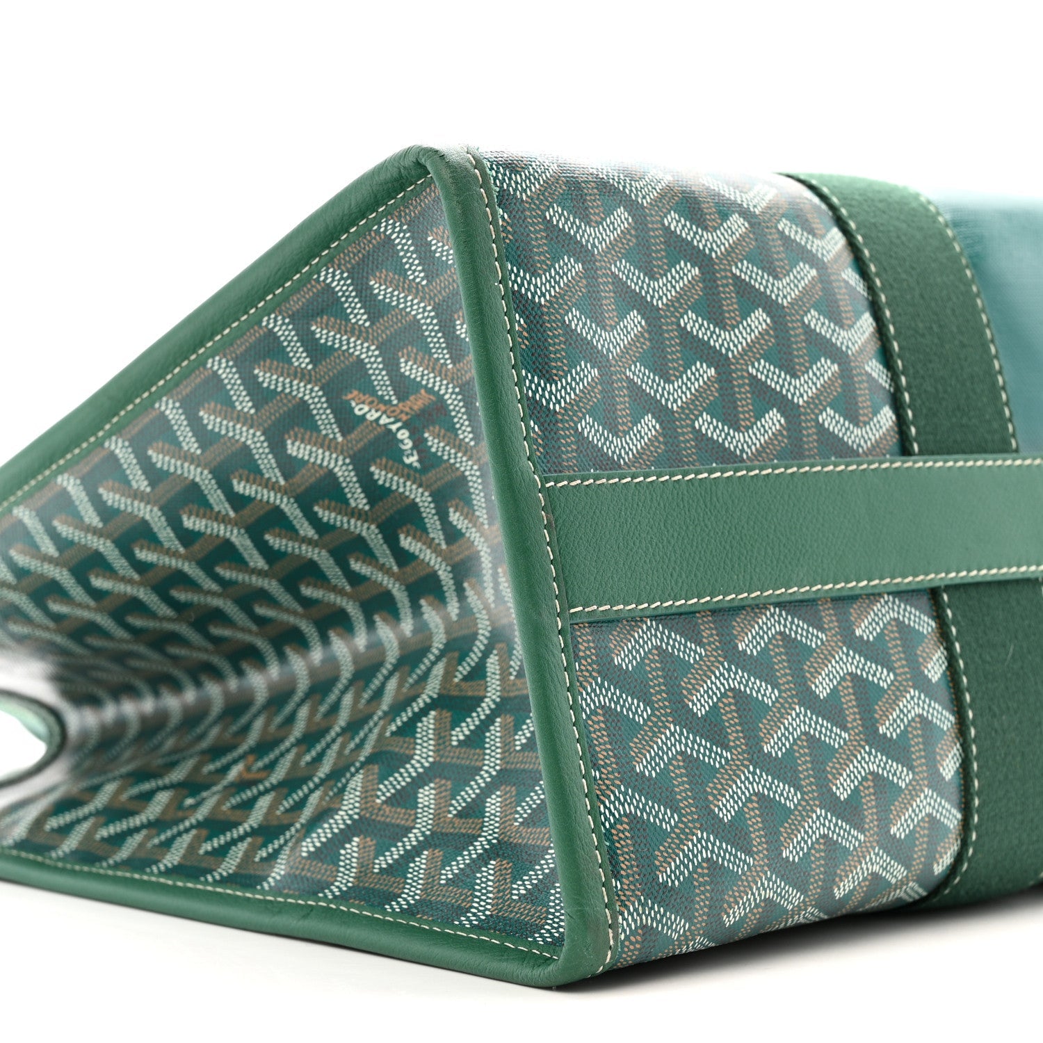 Goyardine Villette MM Tote Green
