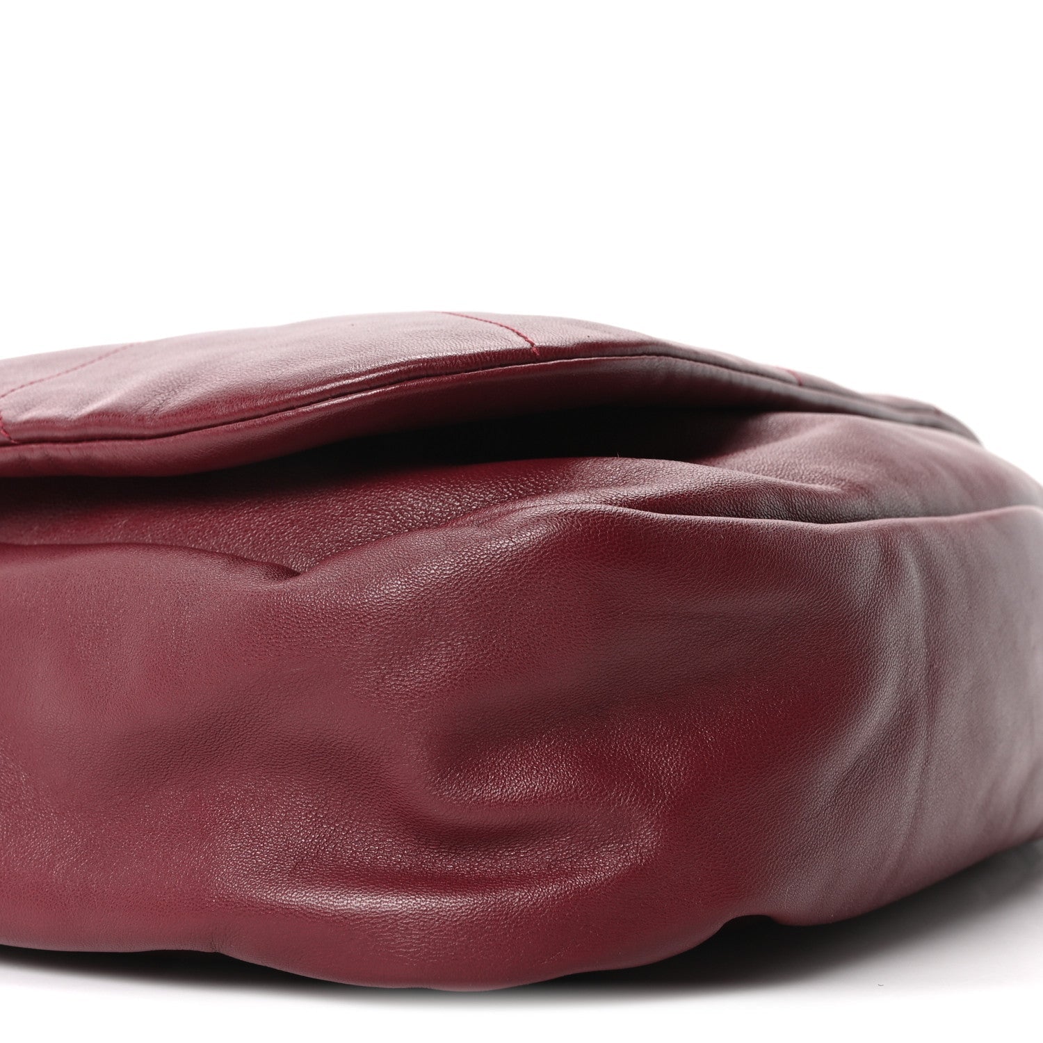 Lambskin Matelasse Monogram Large Jamie 4.3 New Dark Bordeaux