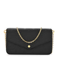 Empreinte Pochette Felicie Chain Wallet Black